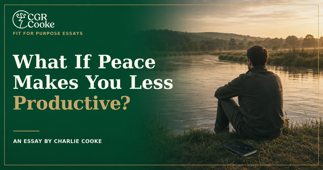 What If Peace Makes You Less Productive?